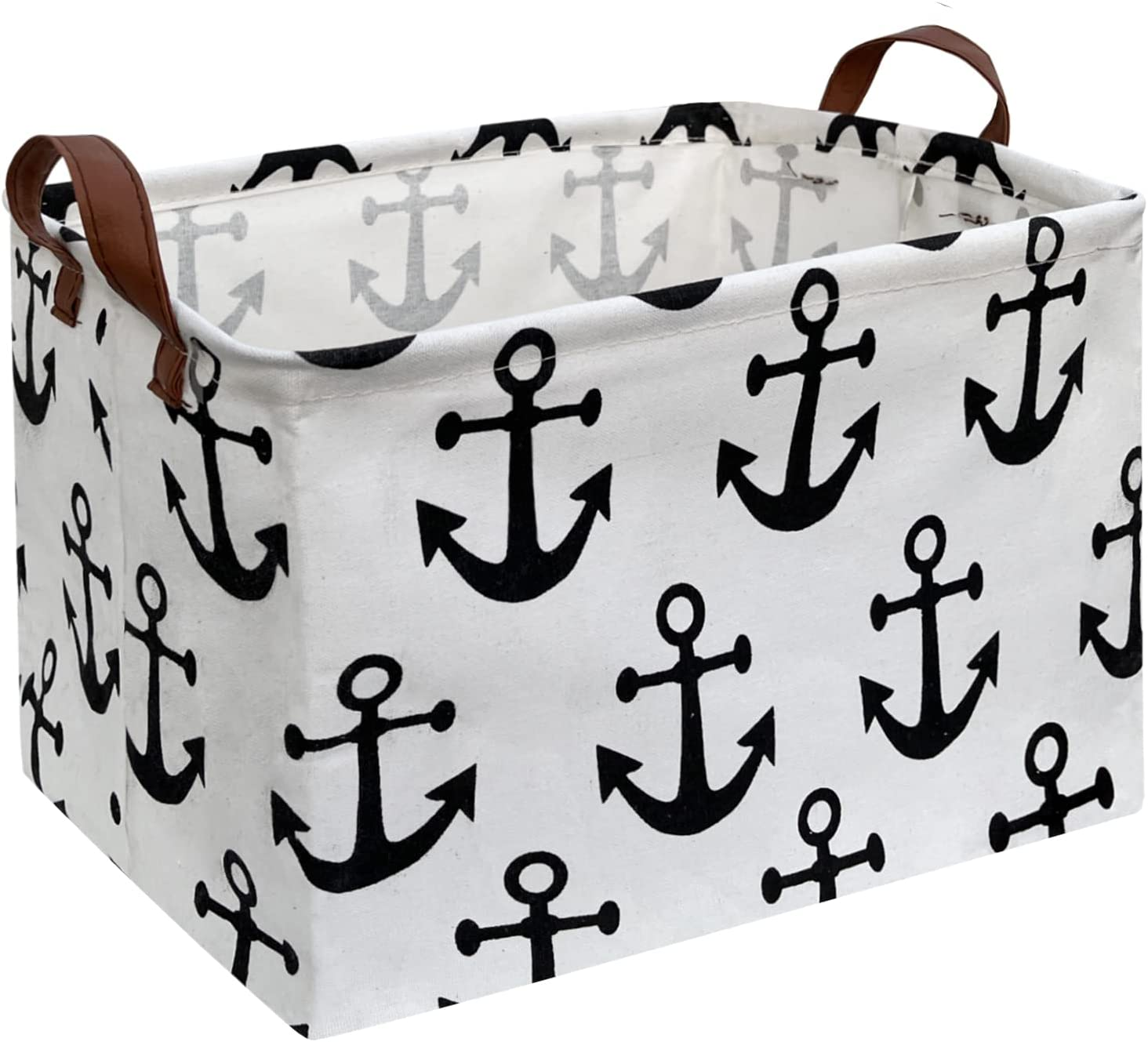 CLOCOR Rectangular Storage Basket,Toys Storage Bin,Waterproof Gift Basket,Room Decor(Rugby)