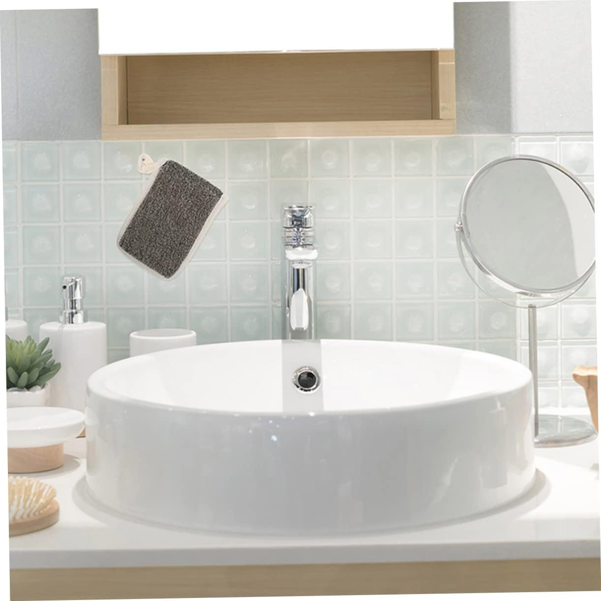 Ipetboom Black Linen Soap Pouches 4-Pack Exfoliating Soap Saver Bag Portable Net Pouch for Bath and Shower image number 1