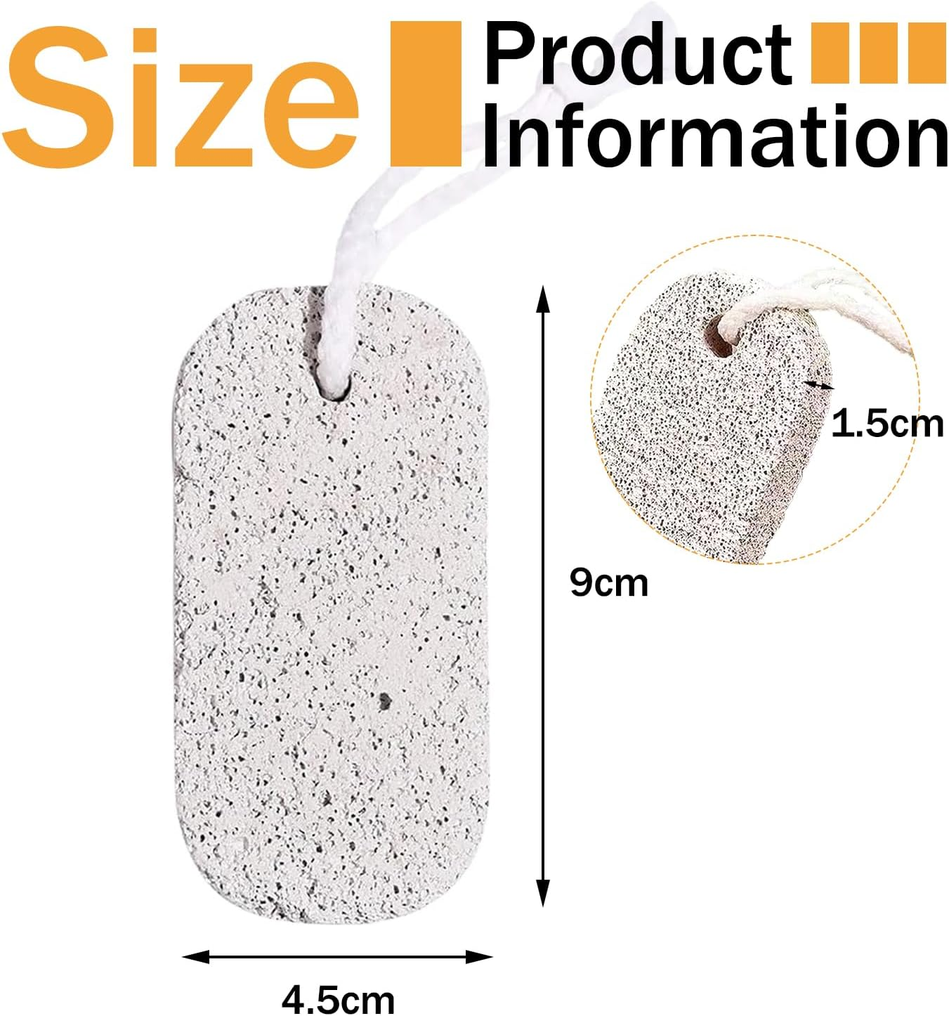 DHWEKU Pumice Stone Foot Care, Pack of 2 Pumice Stone Callus Remover, Natural Pumice Stone, Lava Stone Foot Care Callus, Pumice Stone Cleaning Stone for Calluses and Skin Hardening Removal image number 5