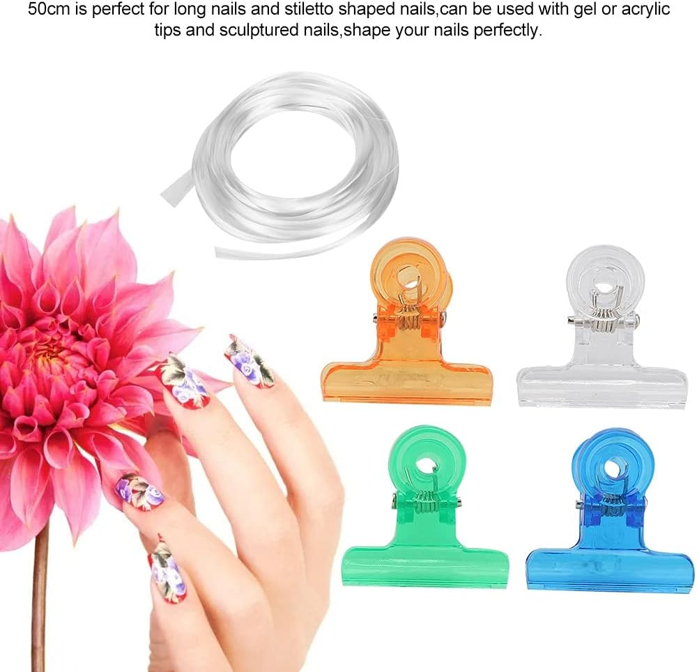 Nail Pinching Clips Nail Extension Set, Acrylic Nails Pinchers Tool Set Nail Extension, Fiberglass, for Personal Home Use Professional Nail Salon image number 5