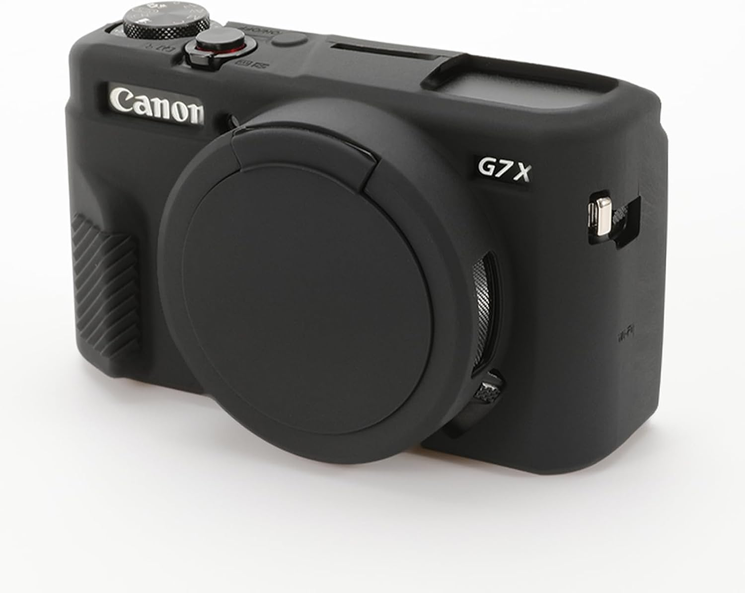 TYUANDOUER G7X II Camera Case & LCD Screen Protector Accessories Kit, Soft Silicone Case for Canon Powershot G7X Mark II Camera, Lightweight Skin Body Protective Rubber Cover for G7XII G7X2 - Black image number 4