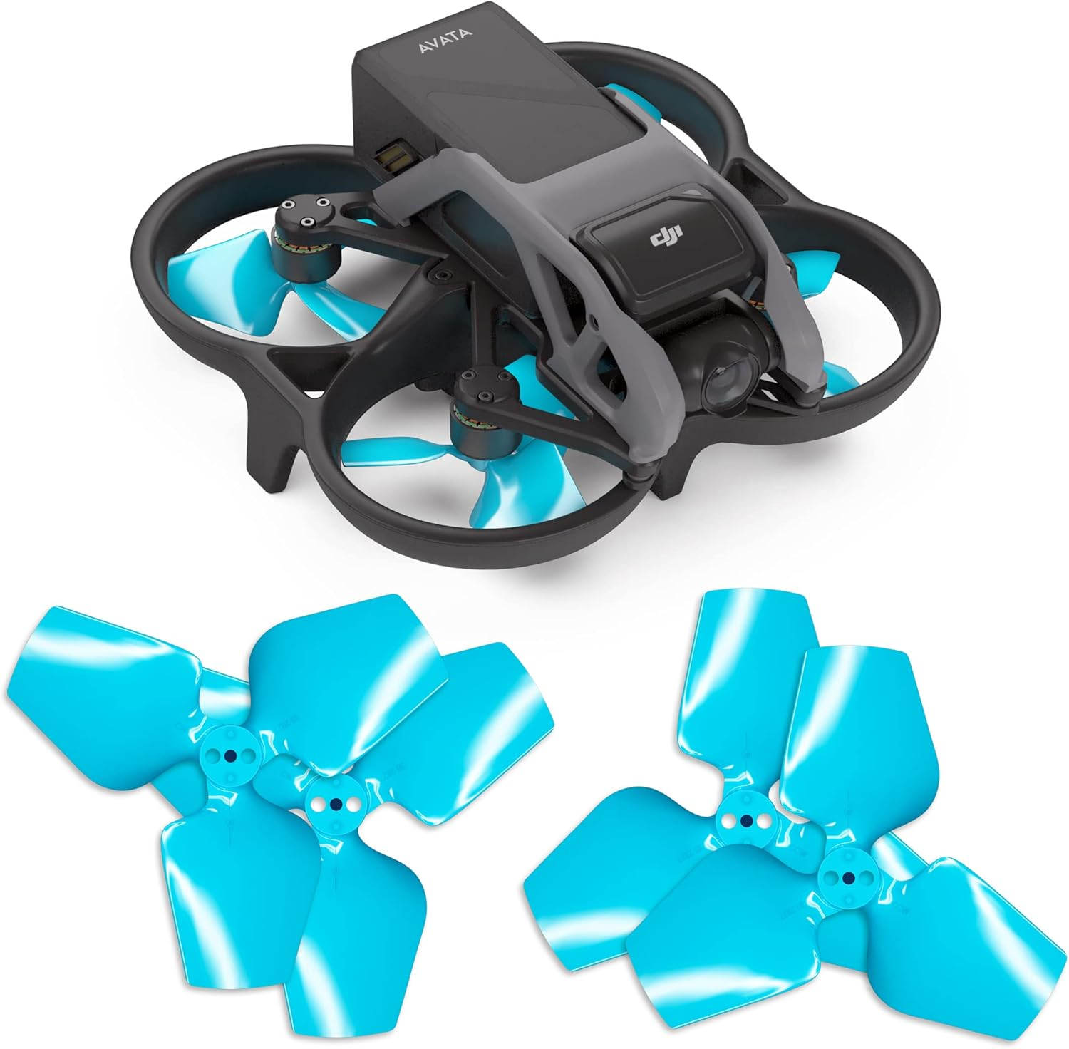 Master Airscrew 4-Blade Upgrade Propellers for DJI Avata - Orange, 4 Pcs