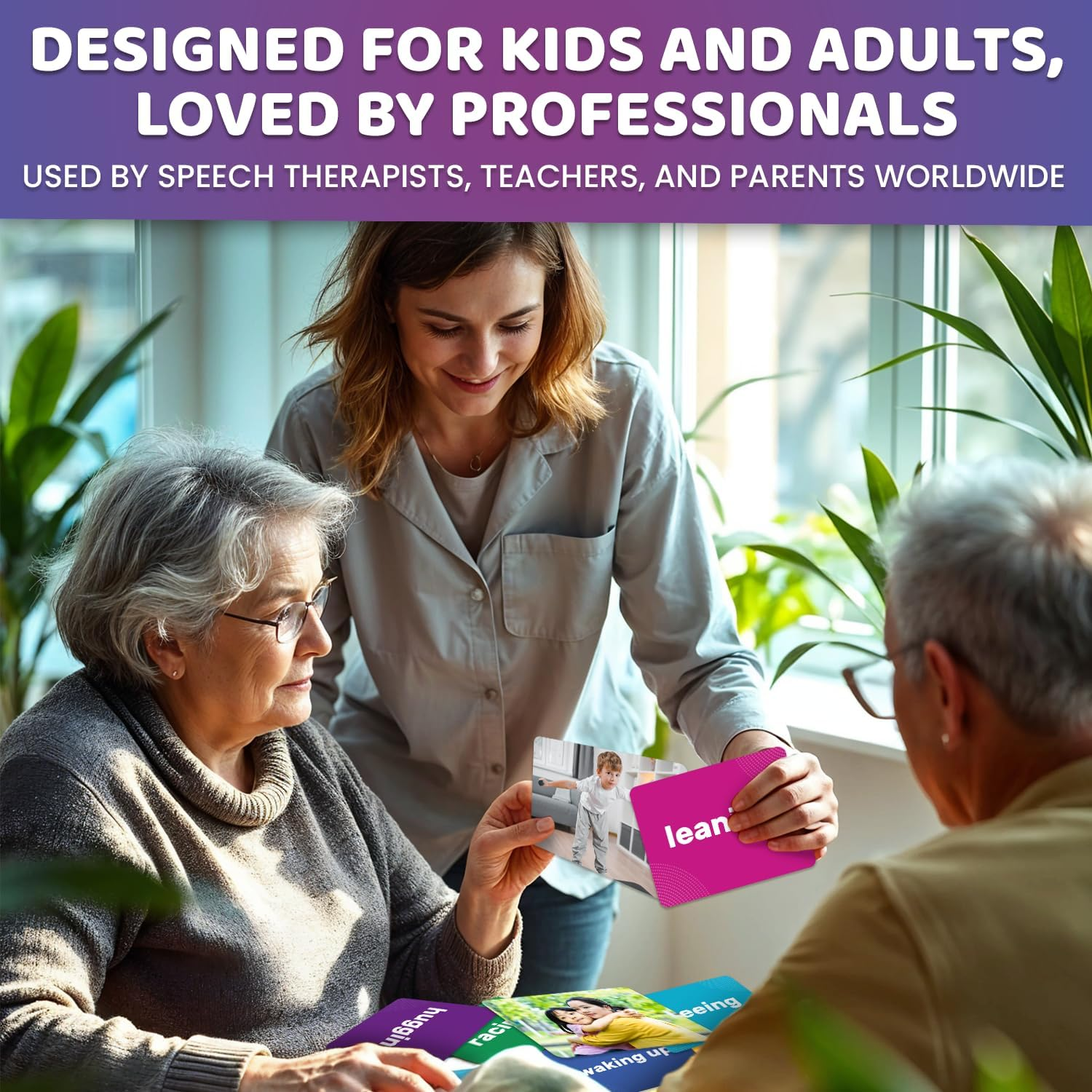 QUOKKA 364 Flash Cards for Kids Adults - Real-Life Large Preschool Flash Cards for Speech Therapy, ABA Therapy, ESL Teaching, Early Childhood Education, 7 Vocabulary Building Categories with Emotions image number 2