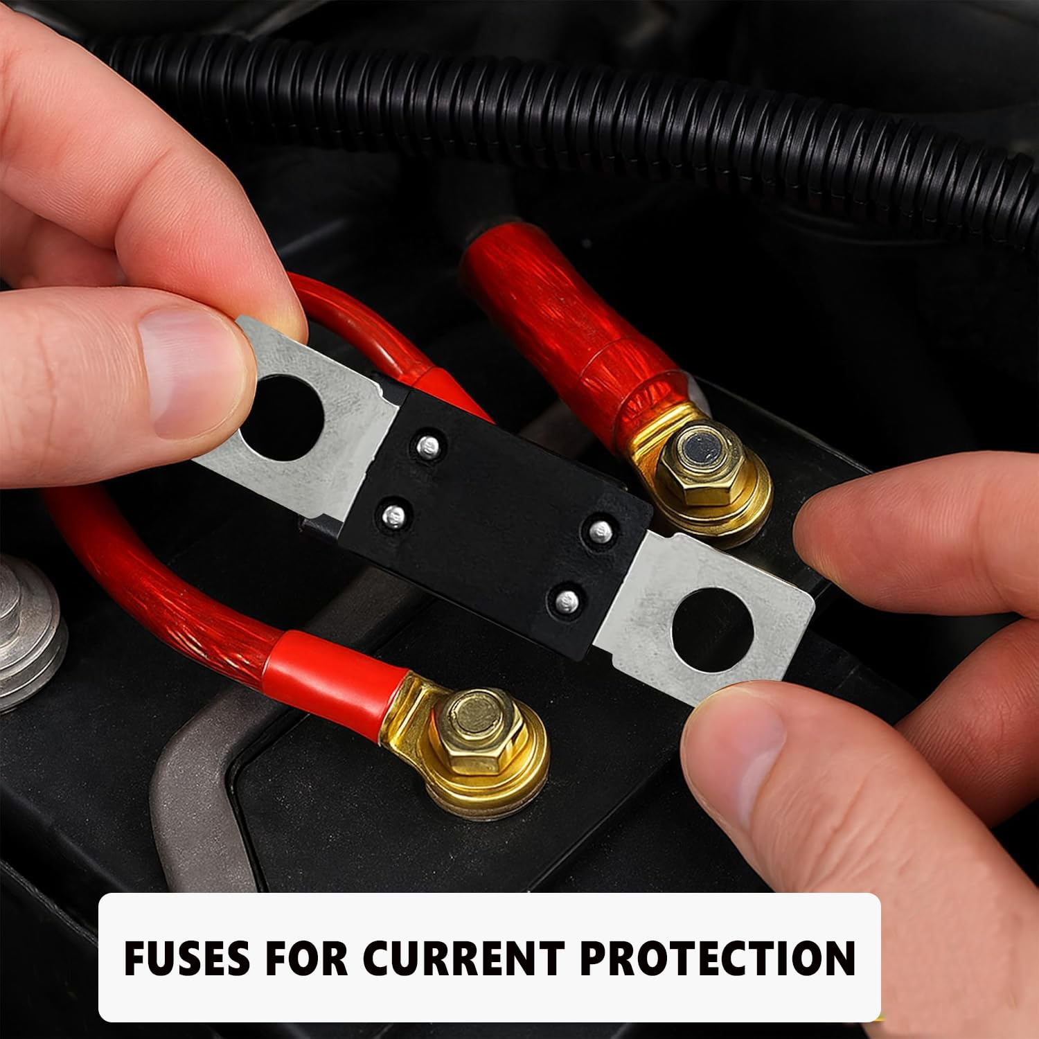 MEGA AMG Hight Current Fuses 3Pcs, 450Amp Bolt Mount High Current Protection for Car Vehicles Trucks Buses Caravans (450A) image number 1