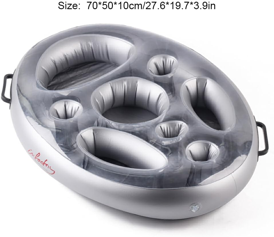 Convenient for Storing Trays Inflatable Pool Drink Float Gaming Home Pool Side Party Summer Sea PVC Skin Friendly Safe image number 6