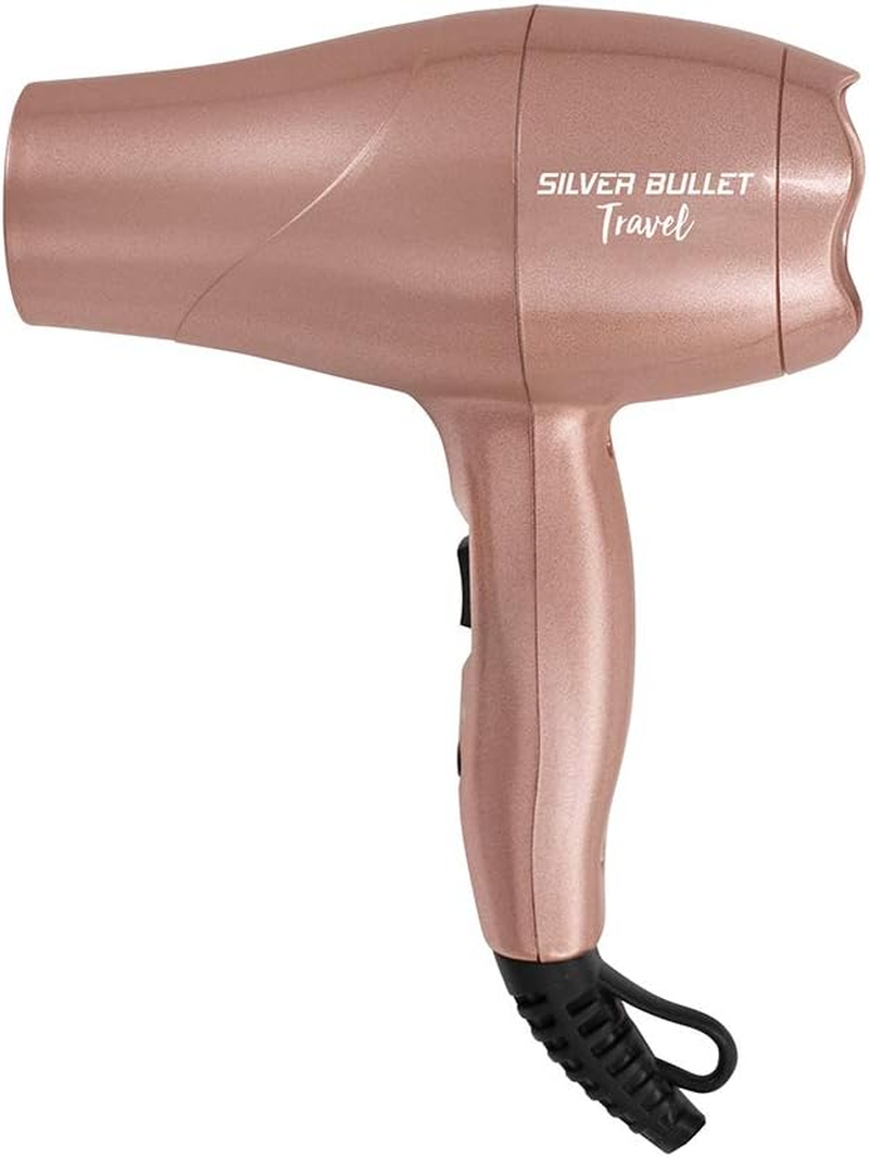 Silver Bullet Luxe Travel Set 2200W Hair Dryer & Straightener, Rose Gold image number 4