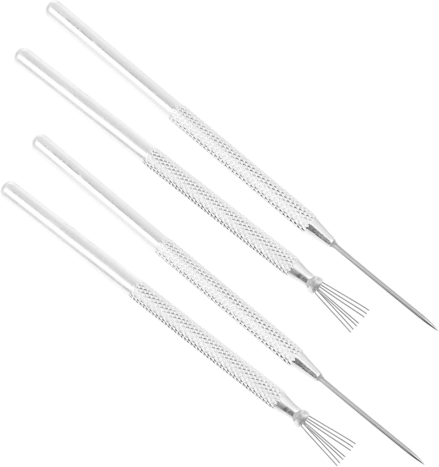 TEHAUX Pottery Clay Tools 4Pcs Clay Needle Tools for Detailed Sculpture and Modeling image number 5