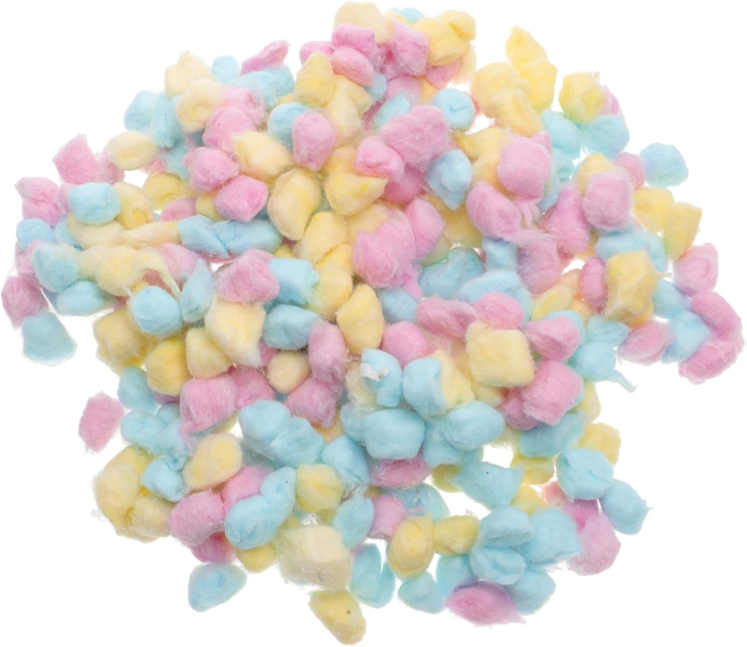 PACKOVE 500G Baby Cotton Balls Small Face Cleansing Makeup Removal Cotton Balls in Pink Yellow Blue for Newborns and Sensitive Skin image number 6