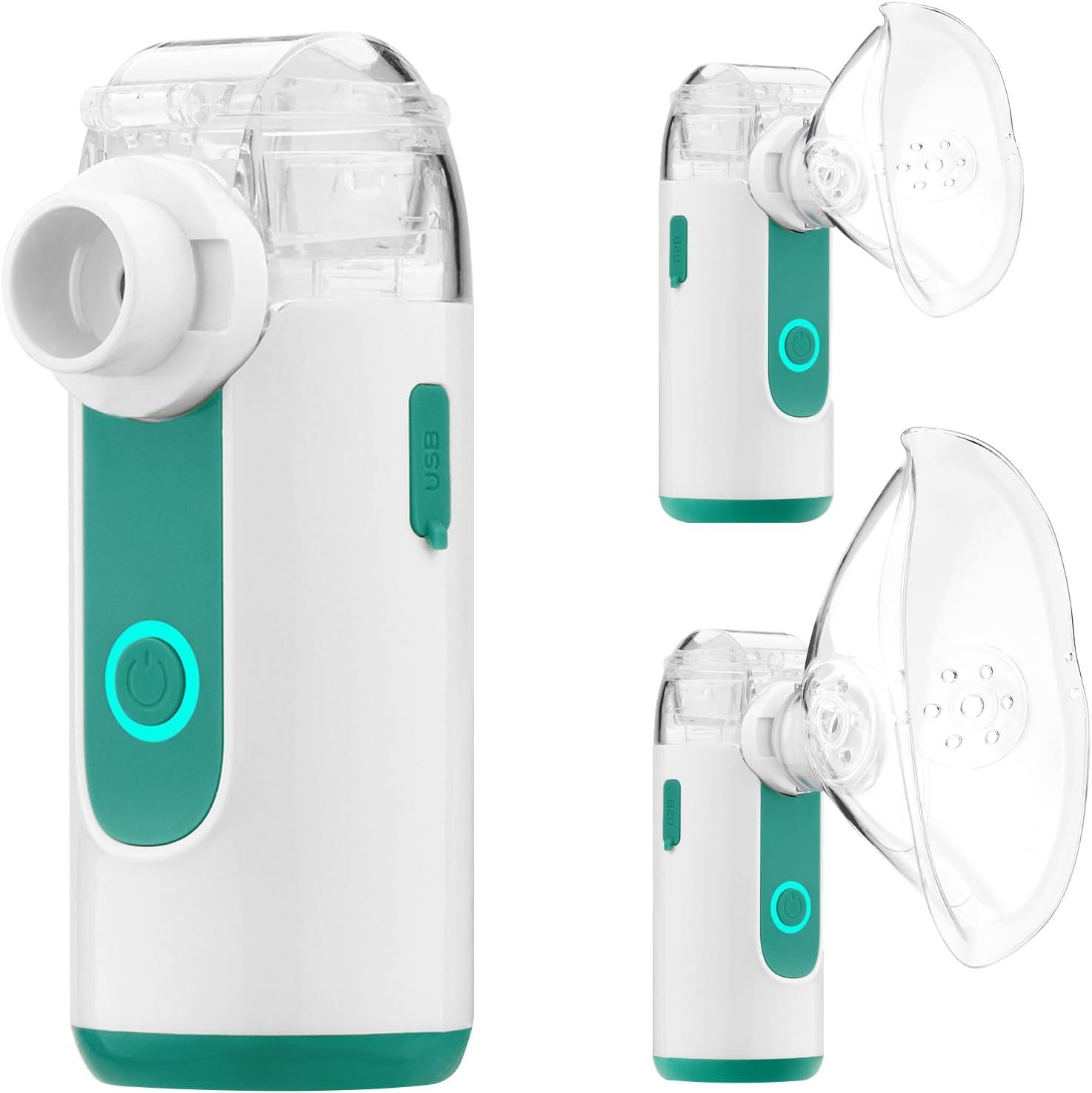 Mayluck Portable Nebulizer for Breathing Problems, Handheld Nebulizer for Kids and Adults, Small Nebulizer Machine with Self-Clean Mode for Home Use image number 1
