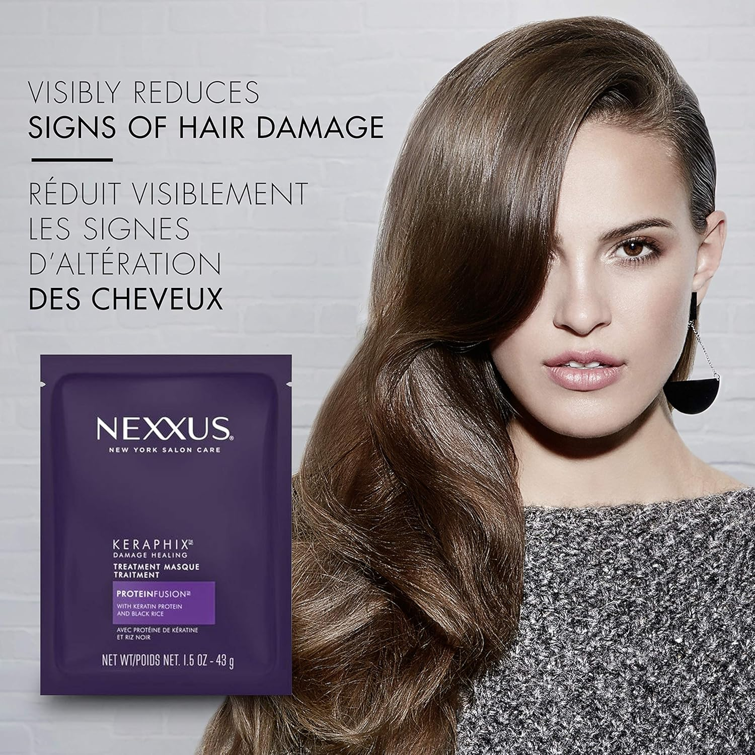 Nexxus Keraphix Second Step Severe Damage Hair Masque, 1.5 Oz image number 1