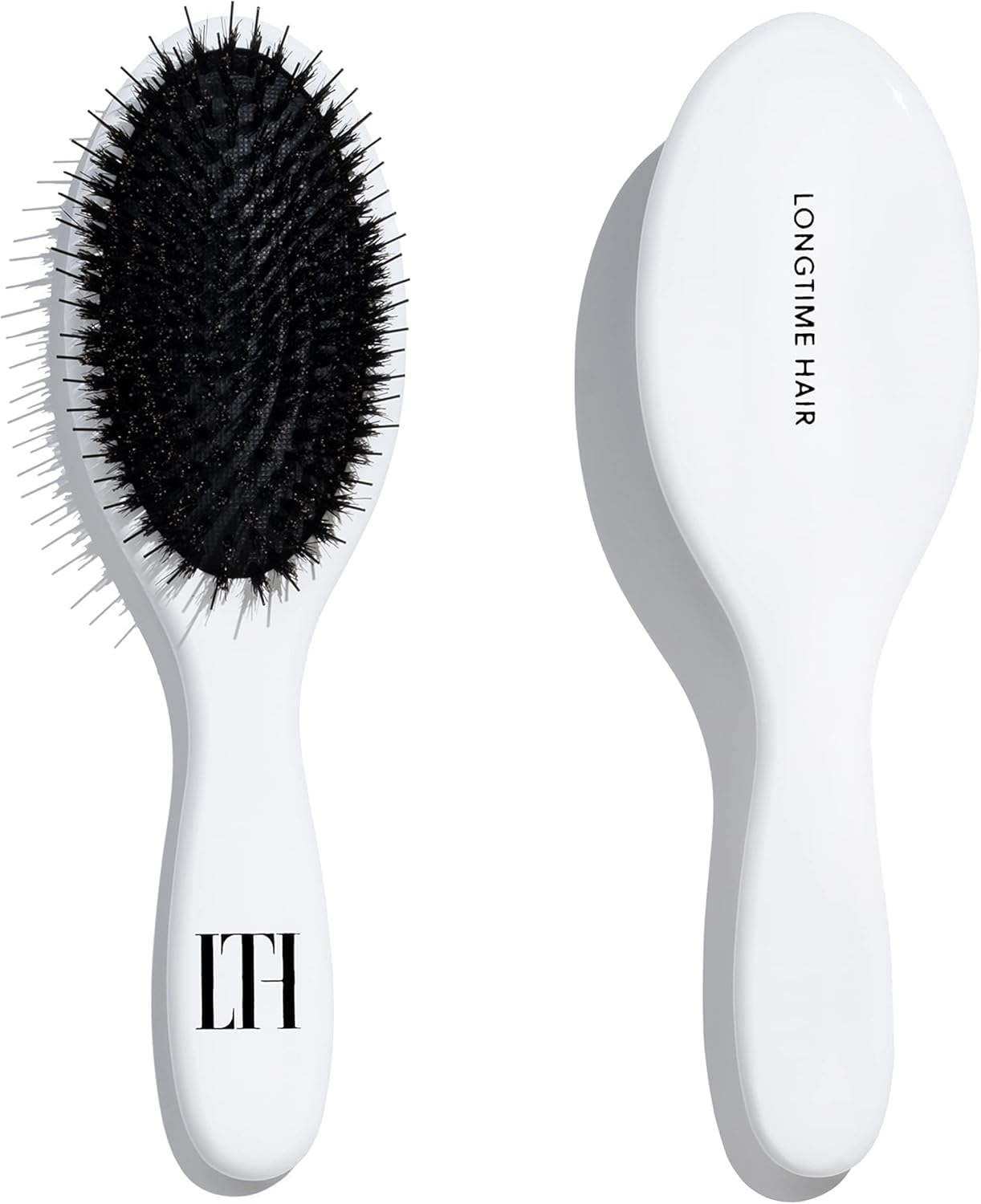 Longtime Hair&reg; Hair Brush for Extensions, Care Brush for Hair Extensions, Wig and Toupees, Wooden Handle with Boar Bristles and Nylon Bristles, Ideal for Detangling and Caring for Real Hair Extensions image number 3