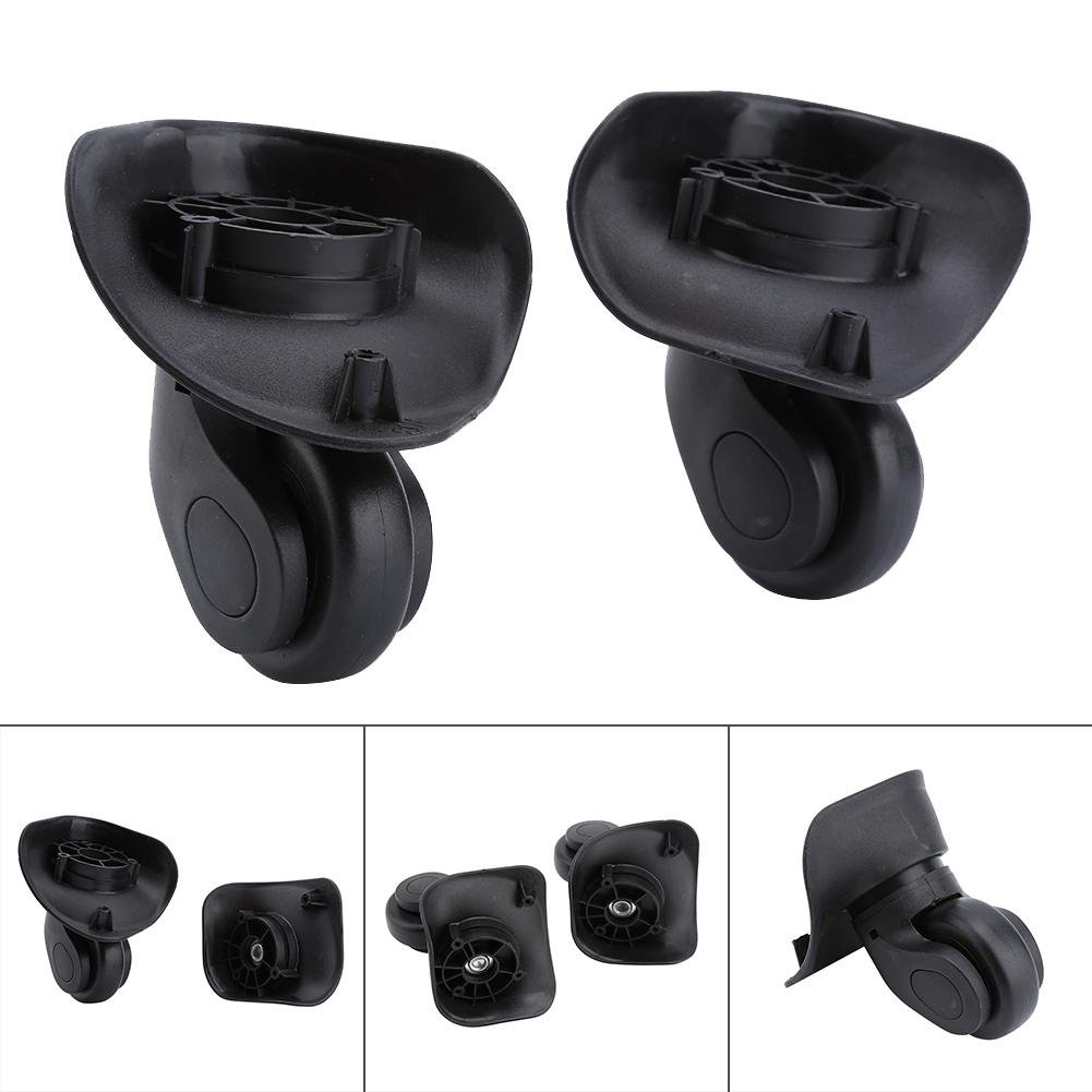 2Pcs Universal Wheel, Swivel Wheel, Black Bearing Wheels, Replacement Wheel for Suitcase Trolley Case Use Travel Case image number 6