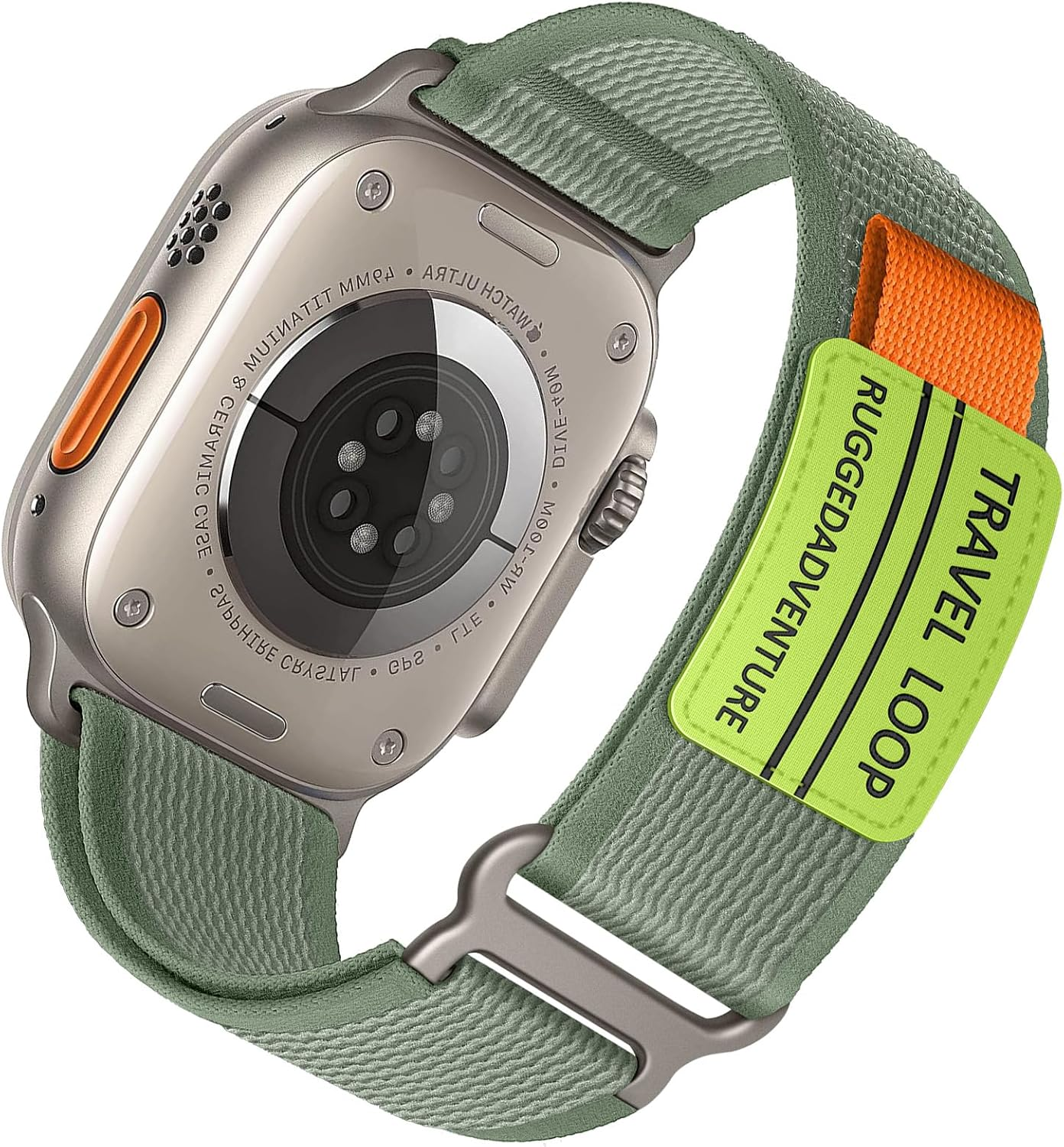 SOLOLUP Trail Loop for Apple Watch Ultra 2 Bands 49Mm 46Mm 45Mm 44Mm 42Mm 41Mm 40Mm 38Mm Iwatch Ultra 2 Bands for Men Women, Rugged Sport Band Soft Nylon for Apple Watch Ultra Band SE 10 9 8 7 6 5 4 3