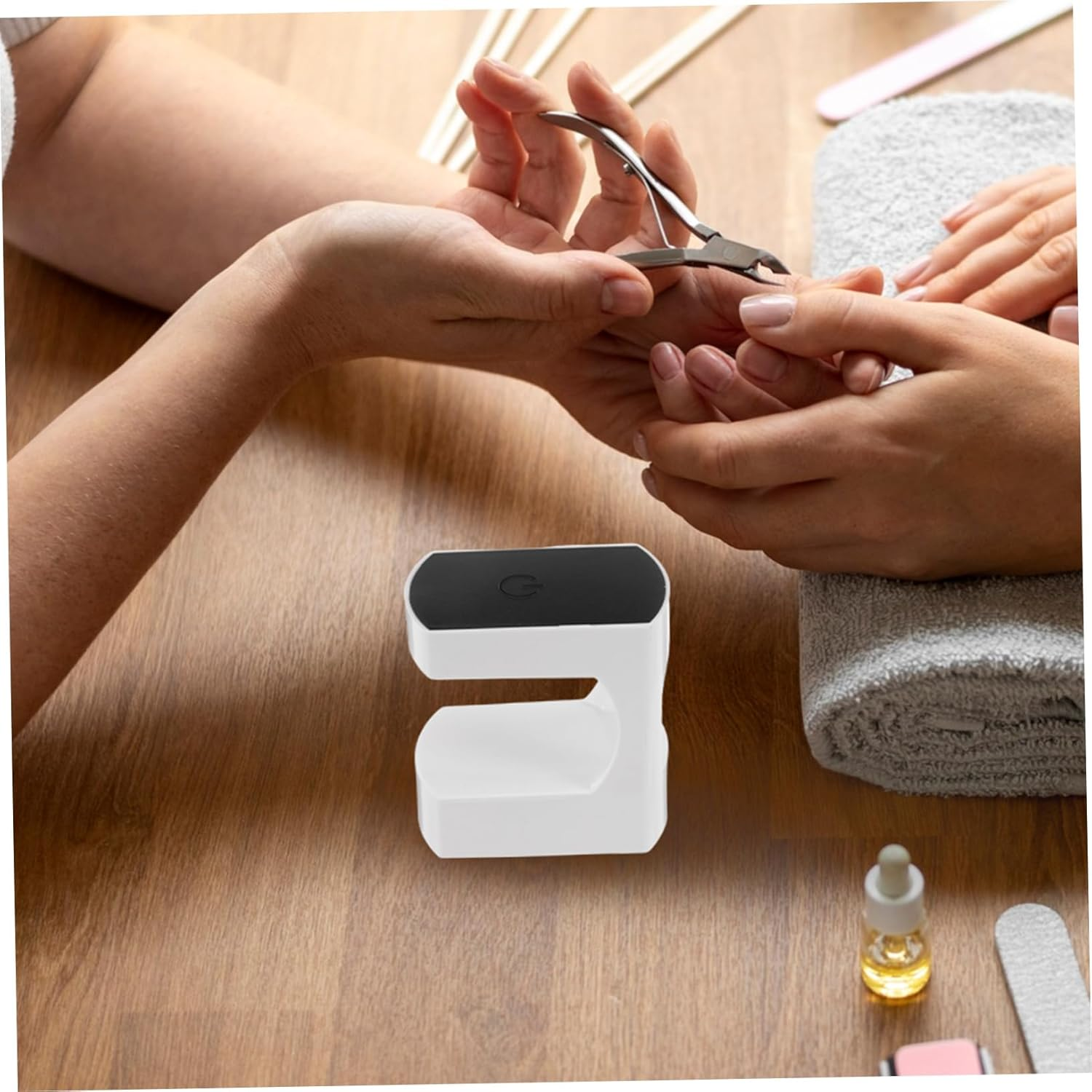 HEATSHAKING 2Pcs Portable Mini UV Nail Lamp USB Gel Polish Curing Light for Single Finger Quick Drying Compact LED Nail Dryer for Travel Home Starters image number 1