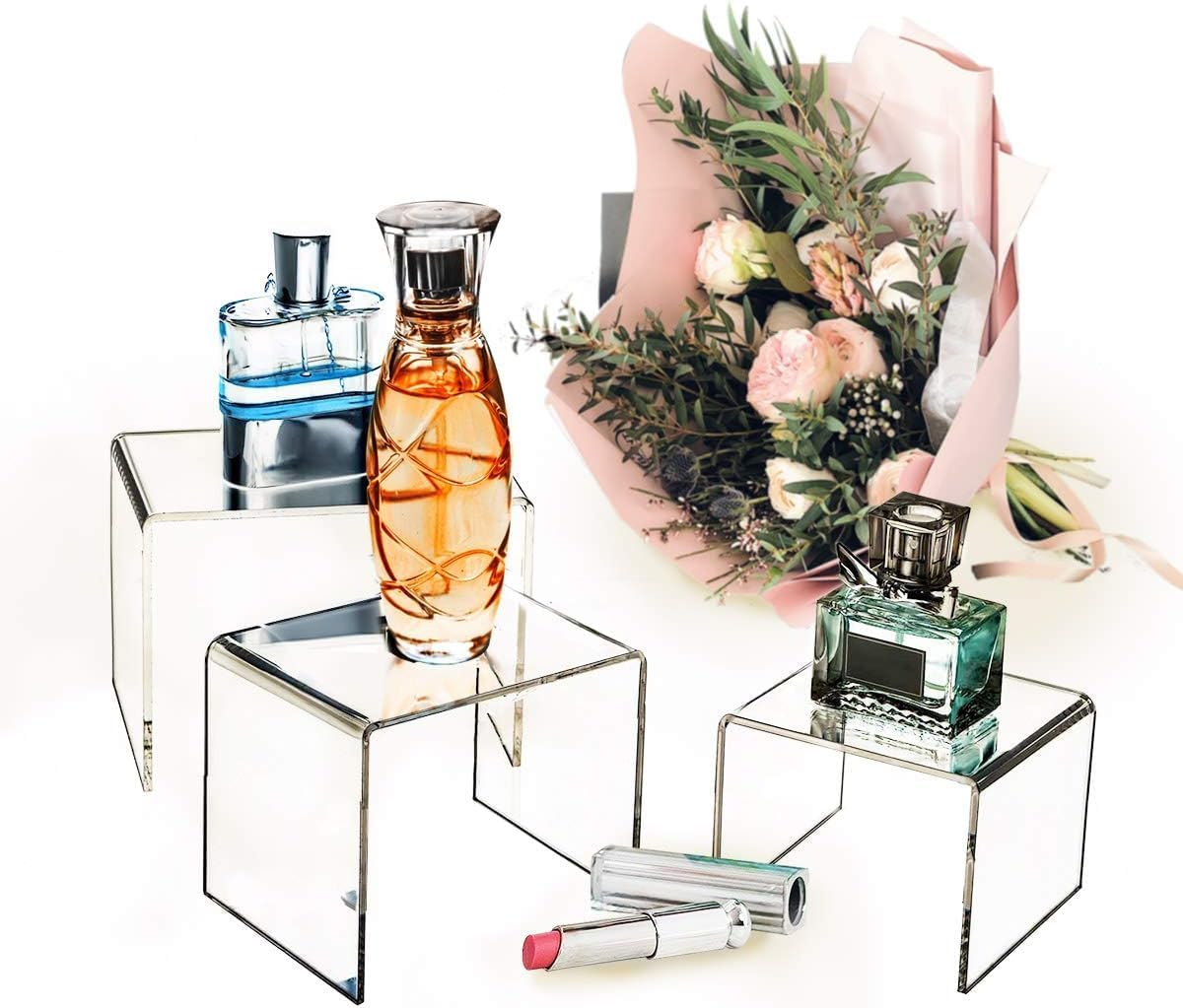 Clear Acrylic Display Risers Acrylic U-Shaped Display Stand,6Pcs U-Shaped Acrylic Risers Acrylic Display Stand Clear Risers,Acrylic Display Risers Acrylic U-Shaped Display Stand Riser Display Stand image number 3