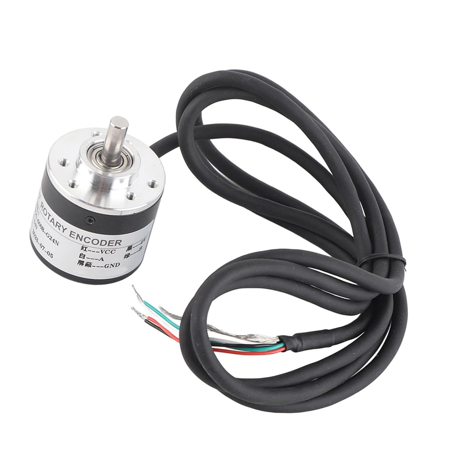 Cryfokt Durable Magnetoelectric Encoder 600P/R 5V-24V AB 2 Phase, 6Mm Shaft, for Fixed Length Automatic Leather Guillotine Machines image number 2