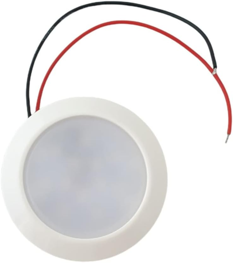 Marvix 4 X LED 12V 24V Spot Lights White Surface Mounted Downlights Dimmable IP66 Waterproof Caravan, Motorhome, Campervan, Boat Lighting image number 4