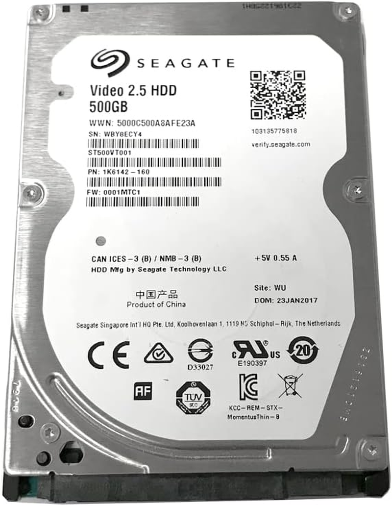 Seagate ST500VT000 Internal Hard Drive 500 GB (6.35 Cm (2.5 Inch) 5400 RPM SATA Black image number 4