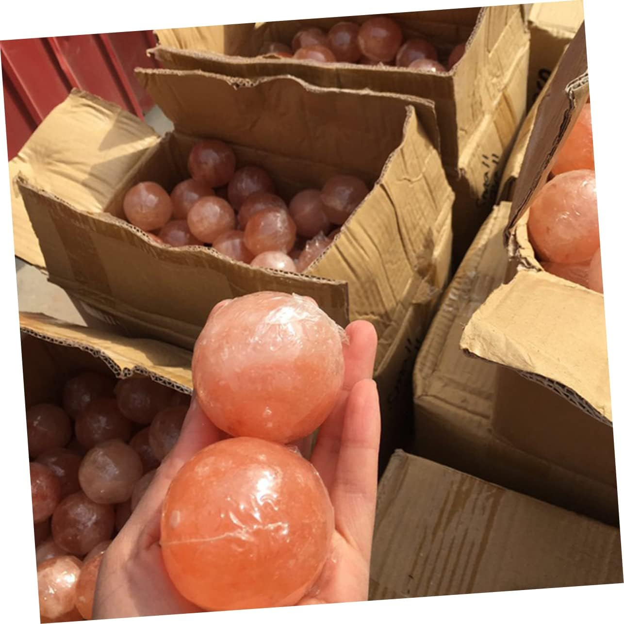 FOYTOKI 1Pc Soap Stone Salt Rock Massage image number 3