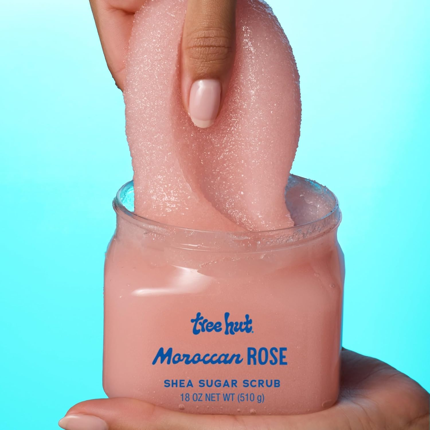 Tree Hut Shea Sugar Scrub Moroccan Rose, 18Oz, Ultra Hydrating and Exfoliating Scrub for Nourishing Essential Body Care (Pack of 3) image number 1