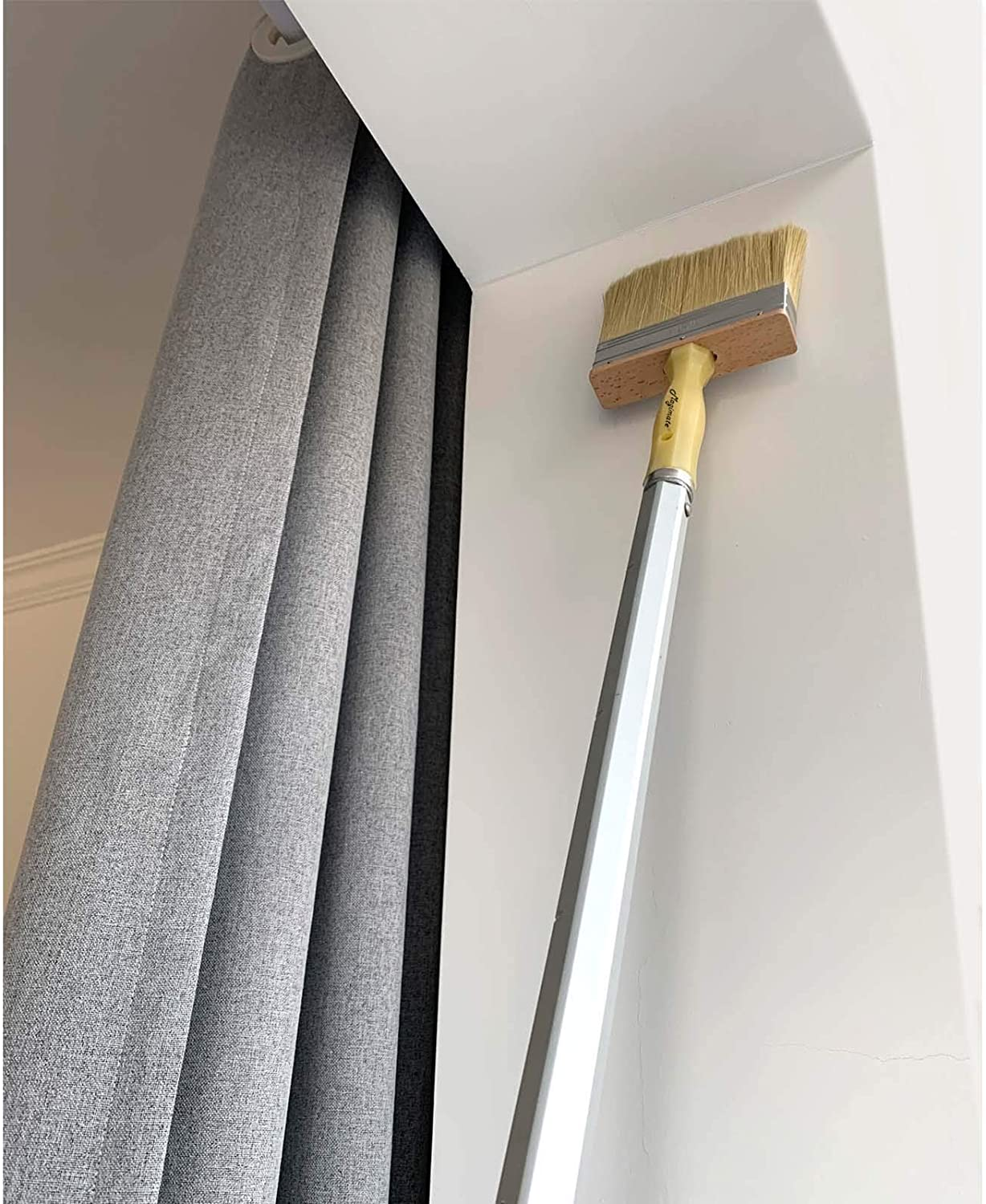 Magimate Deck Stain Brush 5-Inch Paint Brush, Medium Size for Quick Decking, Fence, Walls and Furniture Paint Application, Handle Threaded for Extension image number 5