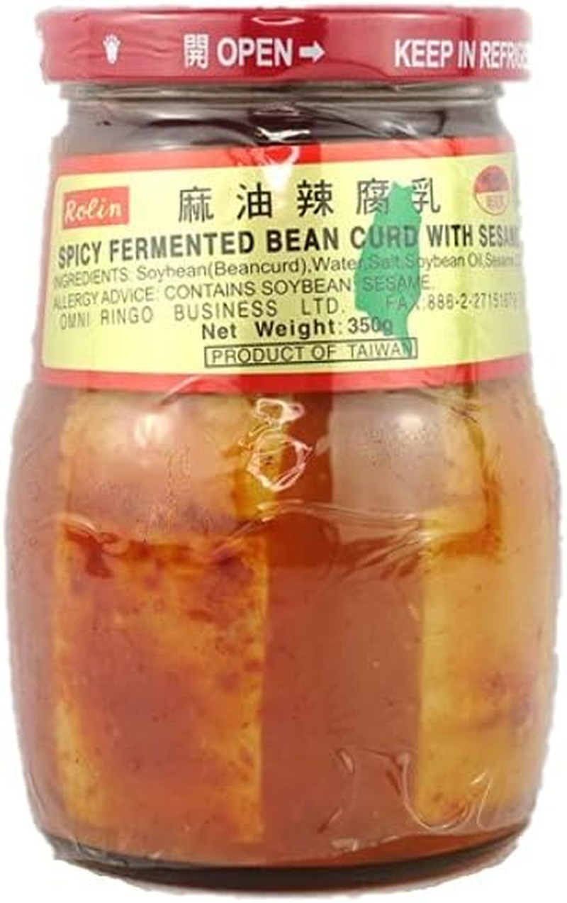 Rolin Preserved Beancurd with Chilli 350 G