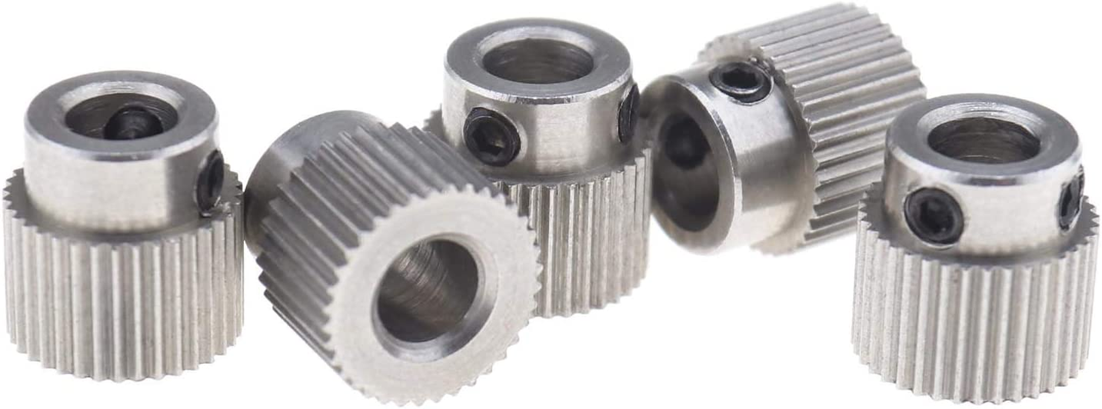 VGOL 5Pcs Extruder Planetary Gear Wheel Comatible with 3D Printer MK7 Mk8-5Mm ID 11Mmod (Stainless Steel 36 Teeth) image number 5