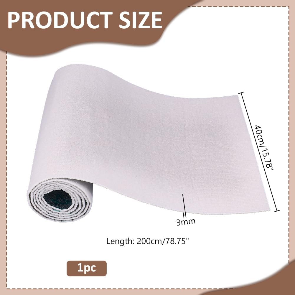 HOBBIESAY 1Roll Floral White Cat Scratch Mat 15.75&times;78.74&times;0.12" Cats Claws Scratchs Pads Trimmable Cat DIY Climbing Cats Scratch Mat Couch Protector from Pet Claws for Furniture Couch or Wall Protector