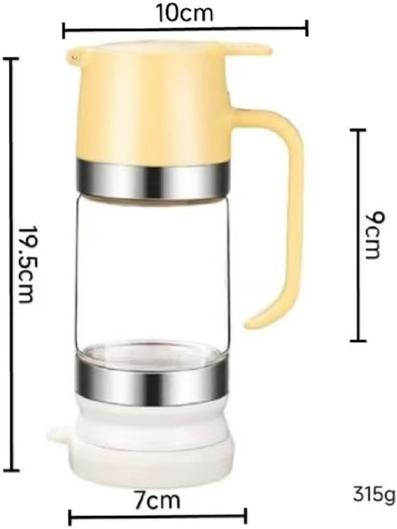 HPAMR Honey Dispenser, 300Ml Easy Refill Syrup Dispenser Jar, No Drip Honey Jar, Clear Glass Syrup Dispensers, Multifunctional Maple Syrups Dispensers for Honeys and Syrups image number 3