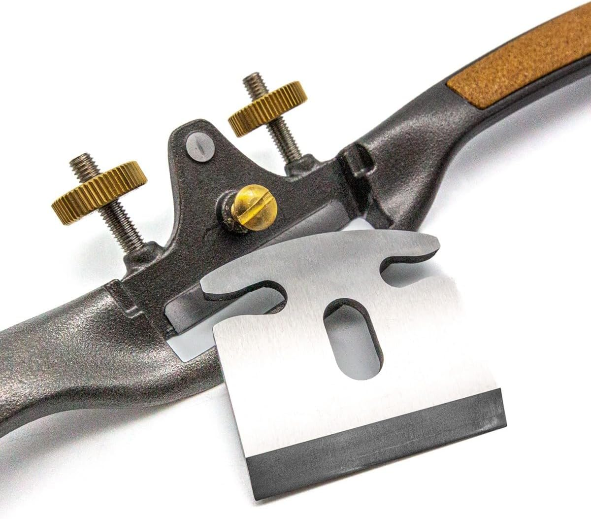 Melbourne Tool Company Flat Sole Spokeshave Ergonomic Handles HSS Blade image number 2