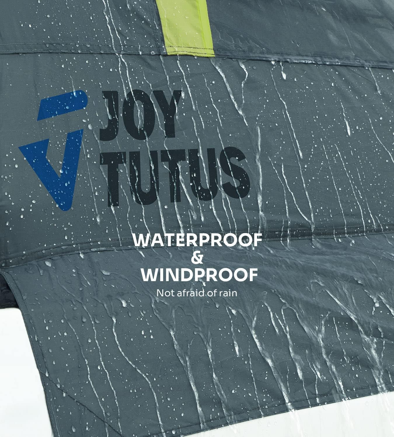 JOYTUTUS Pickup Truck Tent, Waterproof Pu2000Mm Double Layer for 2 Person, Portable Truck Bed Tent