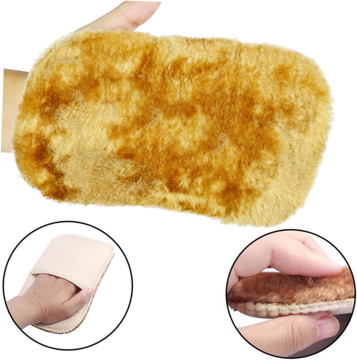 FOYTOKI 1Pc Microfiber Mitt Shoe Polish Brush Shoe Polishing Gloves Mitt Shoe Shine Cloth Microfiber Dusting Mitt Home Necessities Household Gadgets Home Items Clean Kit image number 6