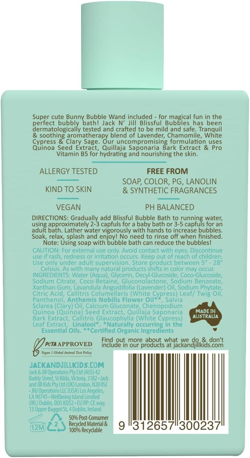 Jack N' Jill Blissful Bubbles Bubble Bath and Magic Bubble Wand 300Ml image number 5