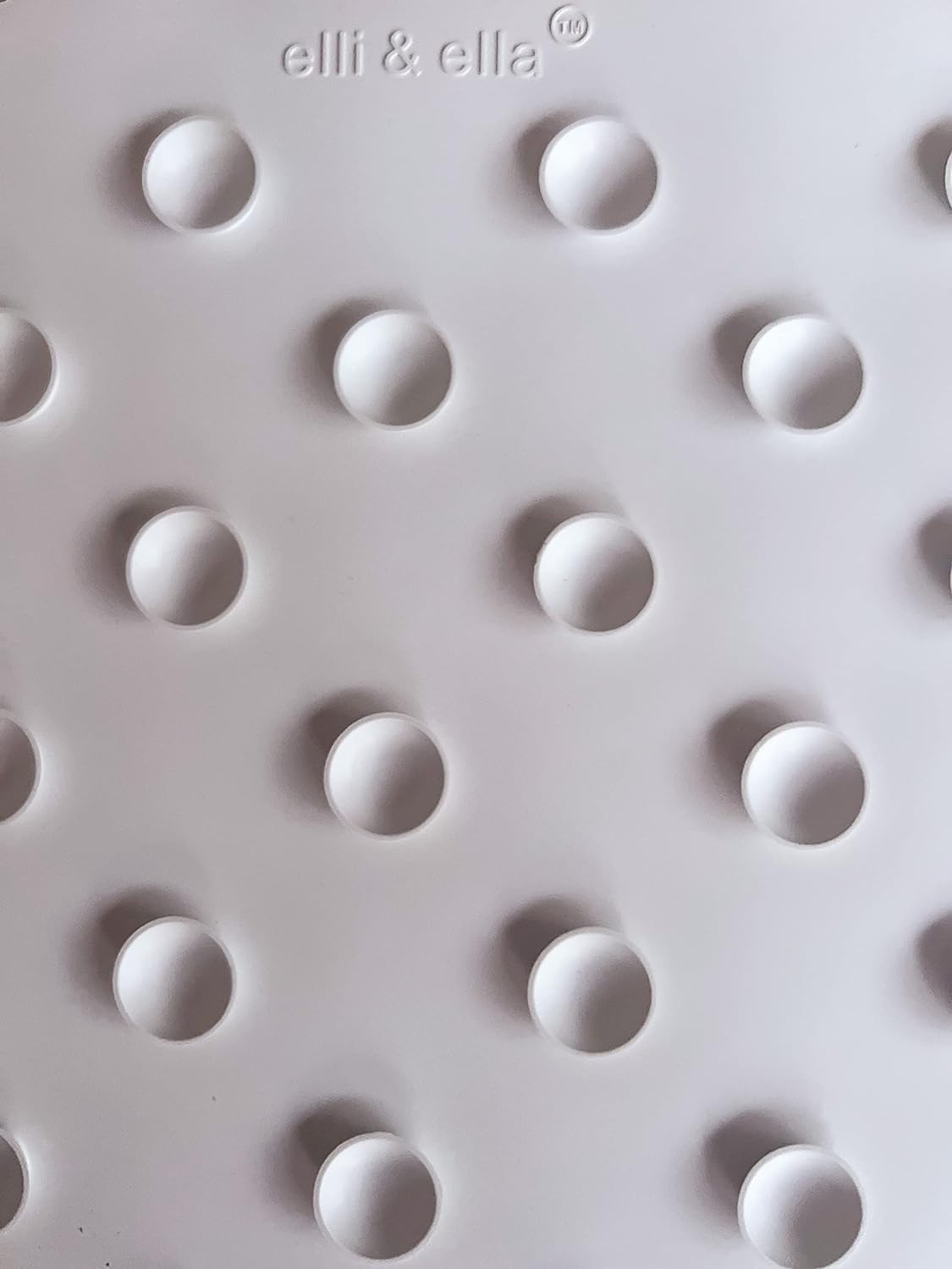 Elli & Ella Bath Mat for Kids - Non-Slip Suction Cups, Natural Rubber - Comfortable for Bath Time (Terrazzo Ivory) image number 6