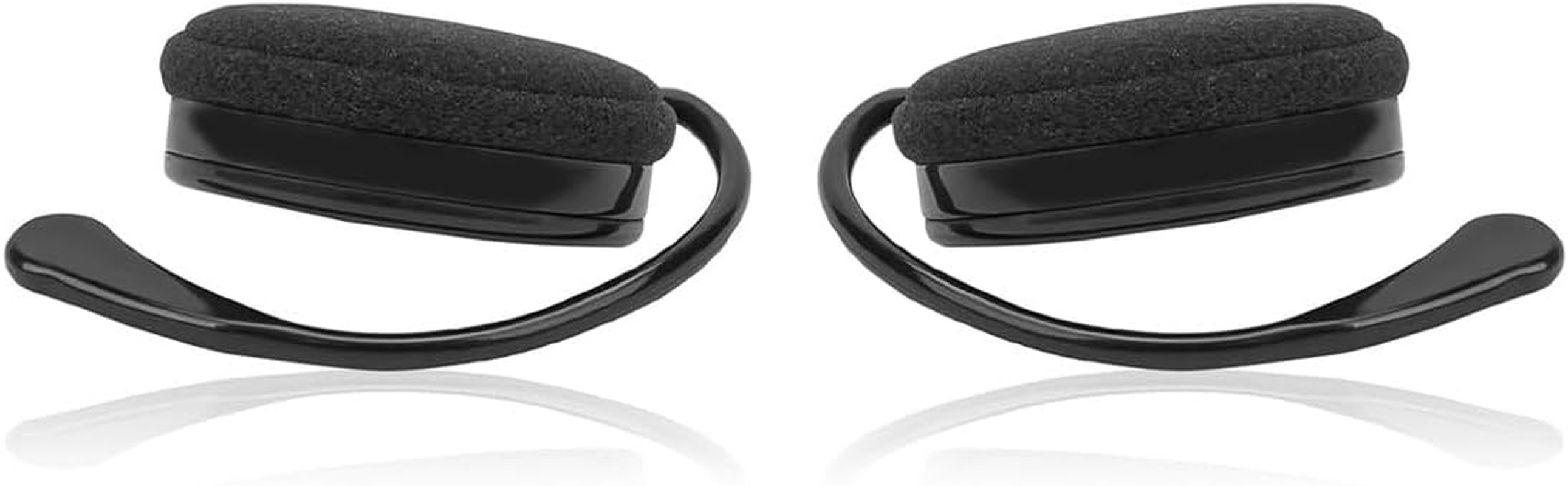 Laroal Wired Clip on Ear Headphones,Portable On-Ear Headphones with Microphone and Call Controller for Desktop Computer (3.5Mm Dual Interface) image number 5