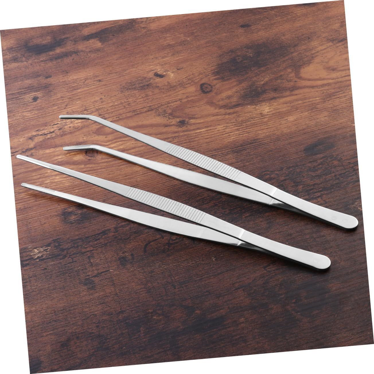 TOVINANNA 2Pcs Eyelash Bodkin Sewing Tool Handle Straight and Curved Nippers Angled Feeding Precision for Crafts Reptisoil Miss Bonsai round Head image number 5