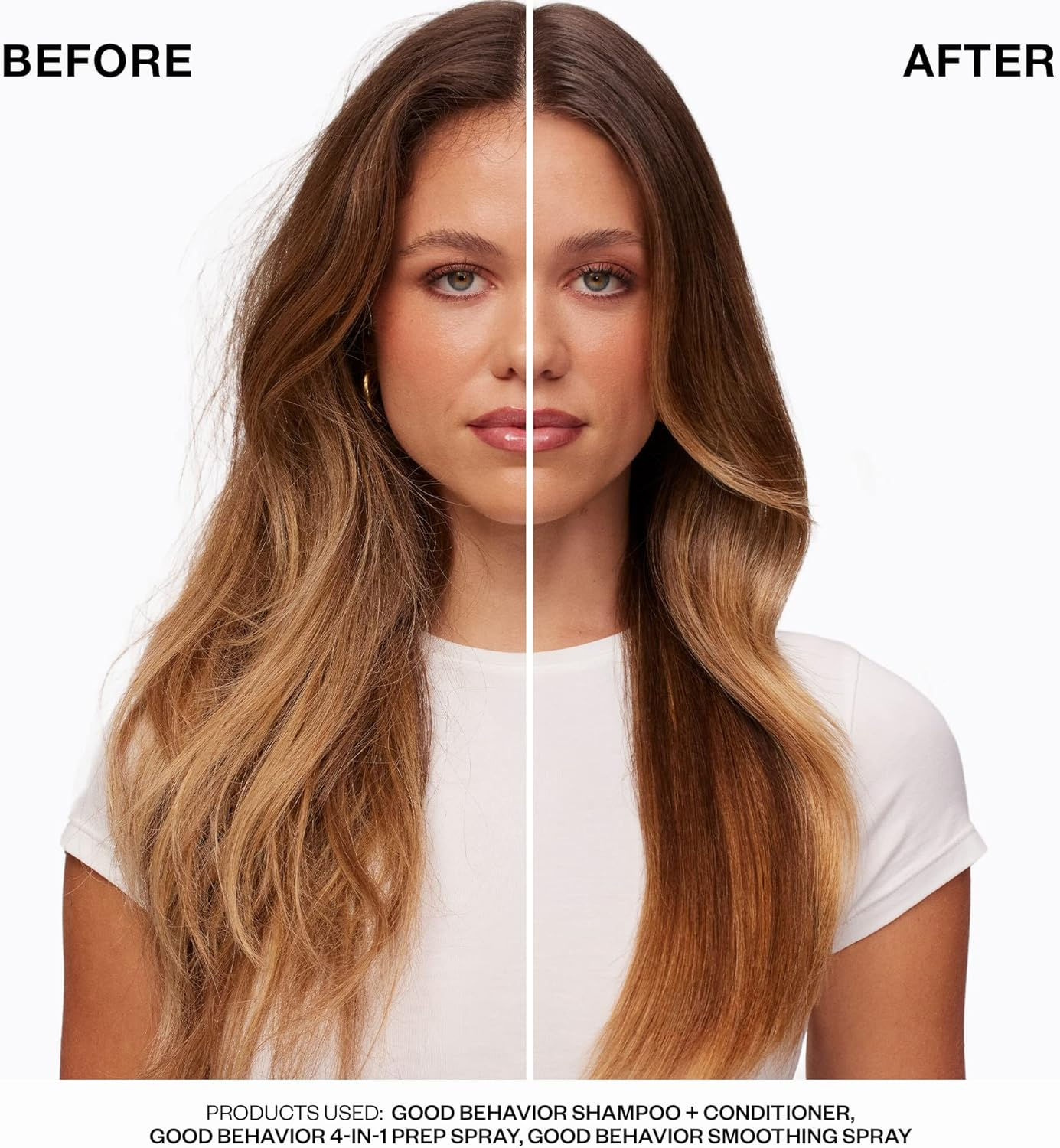 IGK GOOD BEHAVIOR Ultra Smooth Conditioner | Frizz Control + Hydrates + Shine | Vegan + Cruelty Free | 8 Oz image number 6