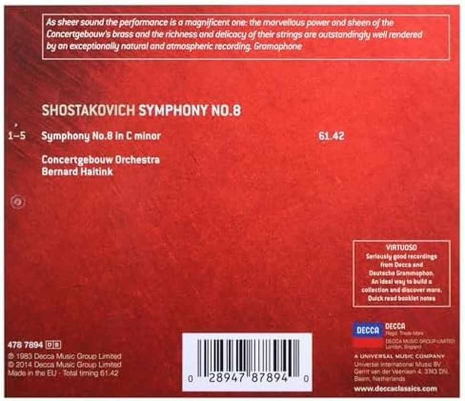 Virtuoso Decca: Shostakovich: Symphony No. 8
