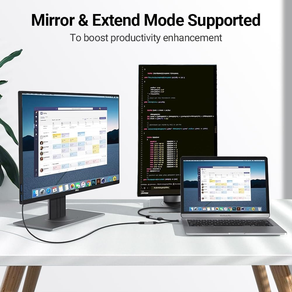 AHGEIIY USB C to HDMI Adapter Cable 4K@60Hz, HDMI to USB C Adapter Aluminum Type C Thunderbolt 4/3 Converter for Iphone 16/15 Pro Max plus Ipad Mini Air Macbook Pro Galaxy S24 Ultra Imac XPS 17 image number 6