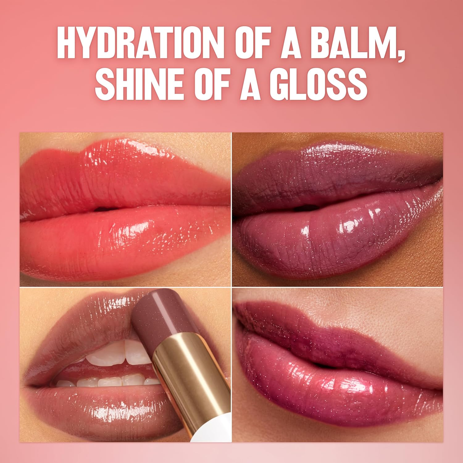 Revlon Super Lustrous Glass Shine Balm, Glossed up Rose image number 4