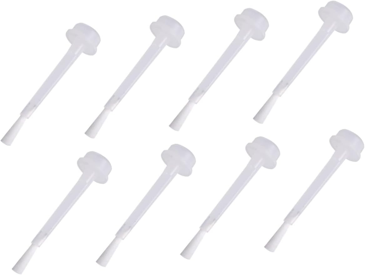 CALLARON White Nail Dipping Powder Liquid Brushes Replacement for Dip Powder Manicure Kits Durable Nail Varnish Replacement Brush for Gel and Coat Polish Easy to Replace and Portable