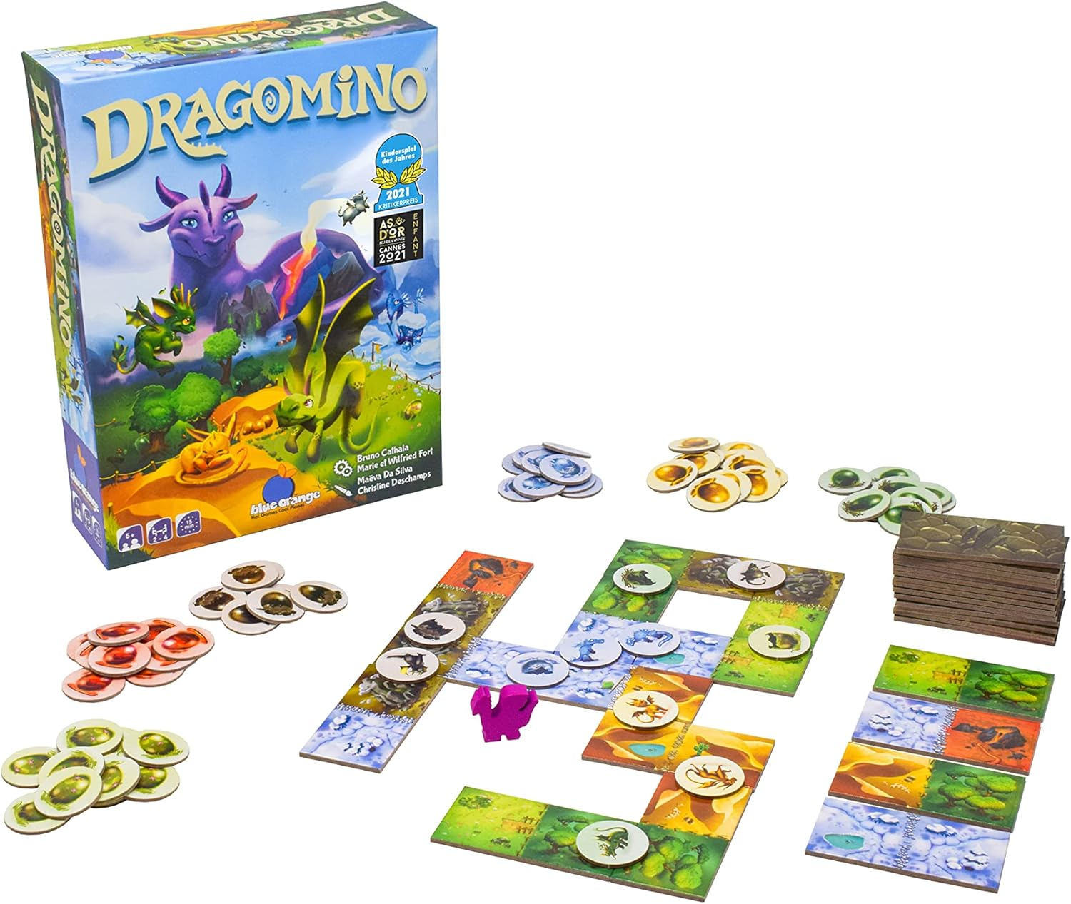 Dragomino | Board Game | Ages 5+ | 2-4 Players | 15 Minutes Playing Time image number 1