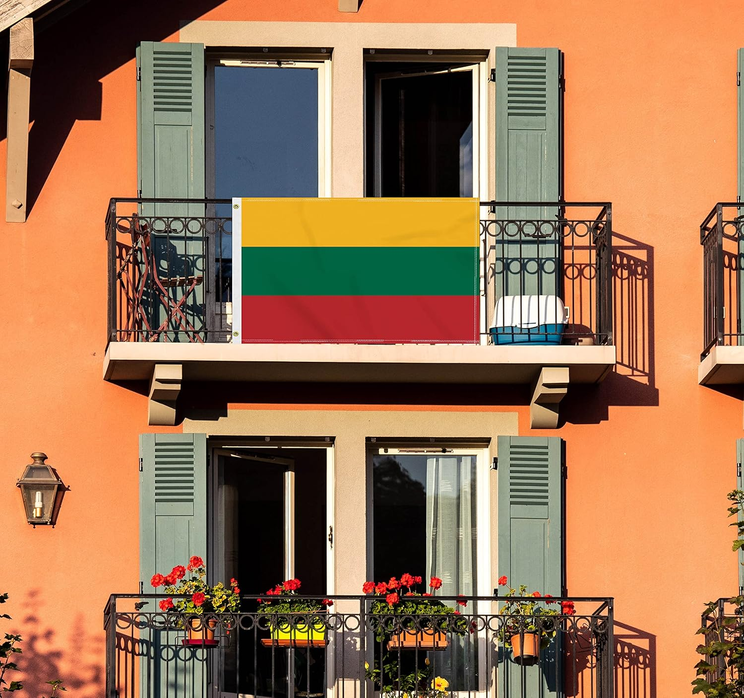 Large 3&times;5 FT Lithuania Flag, Big 75D Lithuanians National Outdoor Banner,Decorgarden with Brass Gromment image number 1