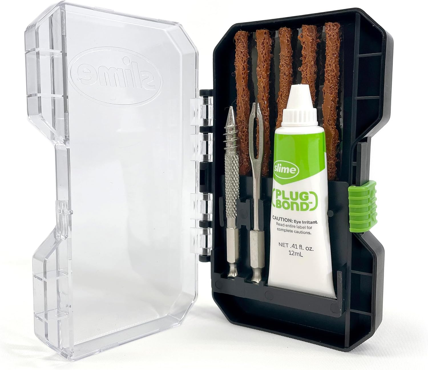 Slime 20502-51 Tyre Seal Plug Drill Bit Set Fits All Drills Easiest Tyre Plug Option (9 Piece Set) image number 6