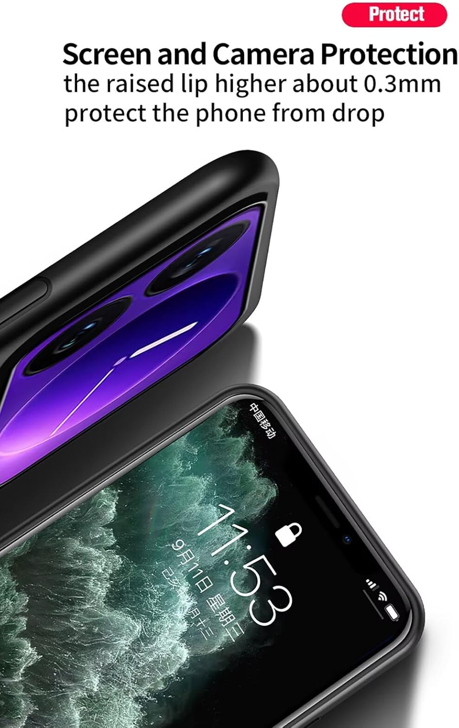 COMAKU Ultra Thin TPU Silicone Case for Xiaomi 17 Pro Max Texture Non-Slip and Shockproof Protective Bumper Mobile Phone Case - Green image number 3