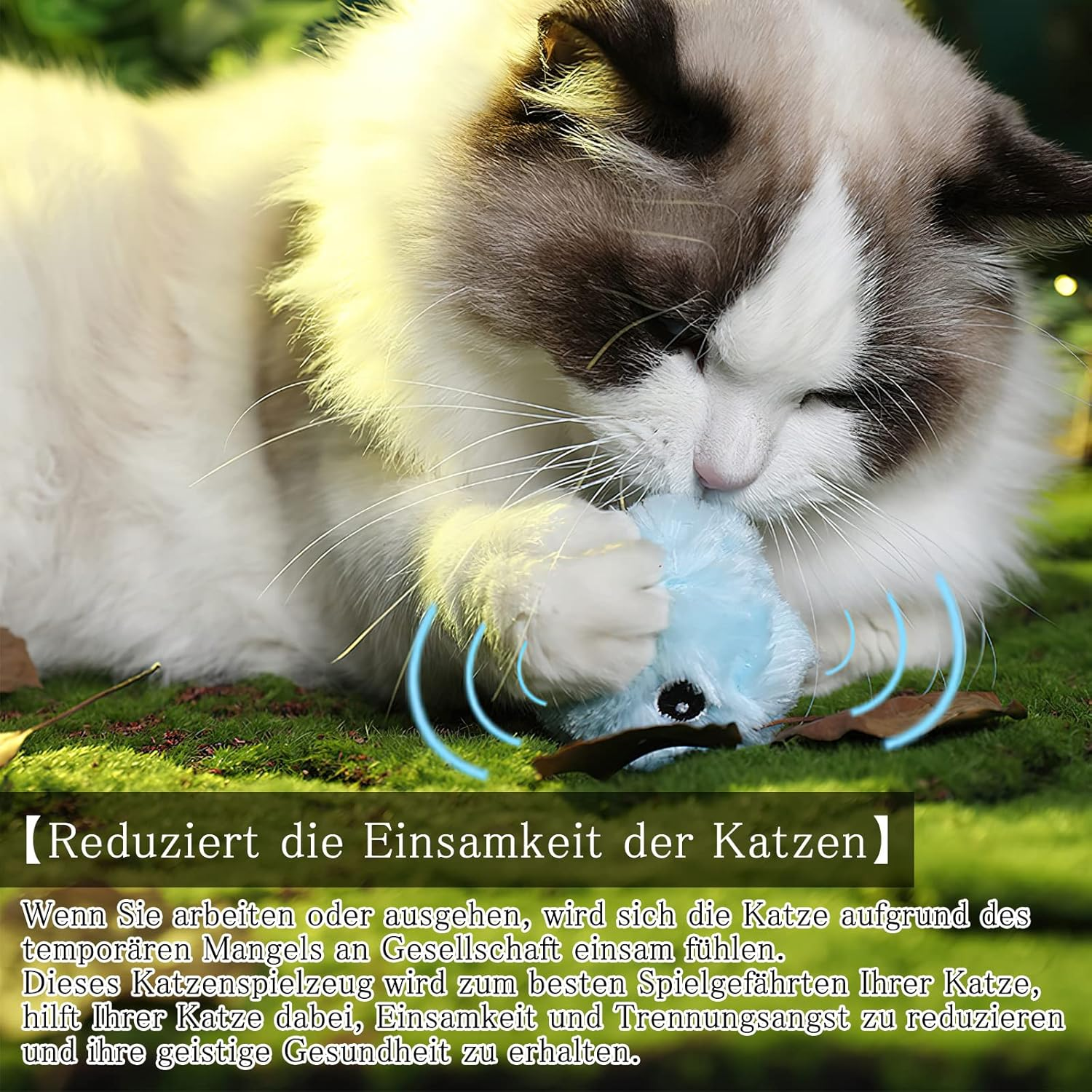 HENGBIRD Pack of 3 Cat Balls Interactive Cat Toy Ball with Sound Kitten Toy Plush Balls Cat Toy Balls with Lifelike Animal Sounds for Indoor Kittens Kitty Puppy image number 6