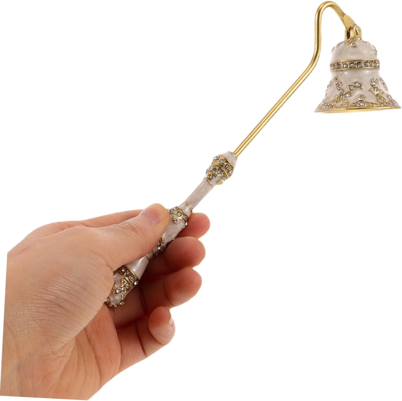 LIFKOME Vintage Decorative Candle Snuffer for Scented Candles Handheld Wick Extinguisher Tool image number 4