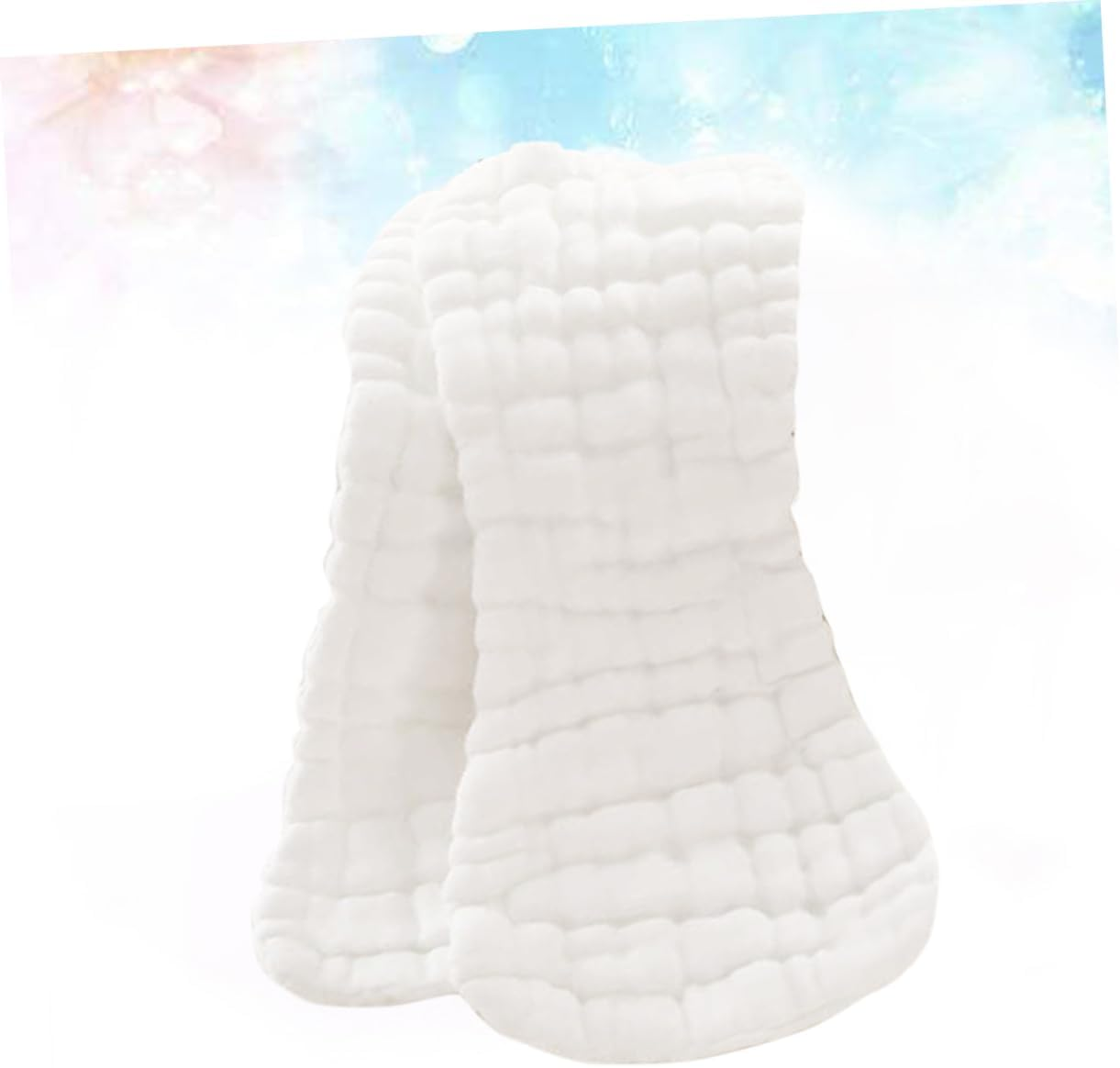 Pure Cotton Nappies Newborn Baby Diaper Reusable Infant Cotton Cloth Nappy Water Absorption Soft Breathable Large Size 46X17Cm 5Pcs for 0-2 Years Old image number 5