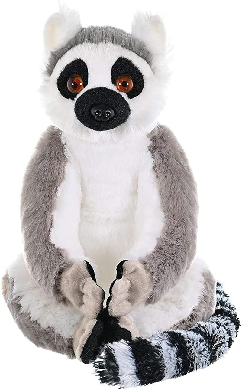 Wild Republic Ring Tailed Lemur, Stuffed Animal, Plush Toy, Gifts for Kids, Cuddlekins 12 Inches image number 4