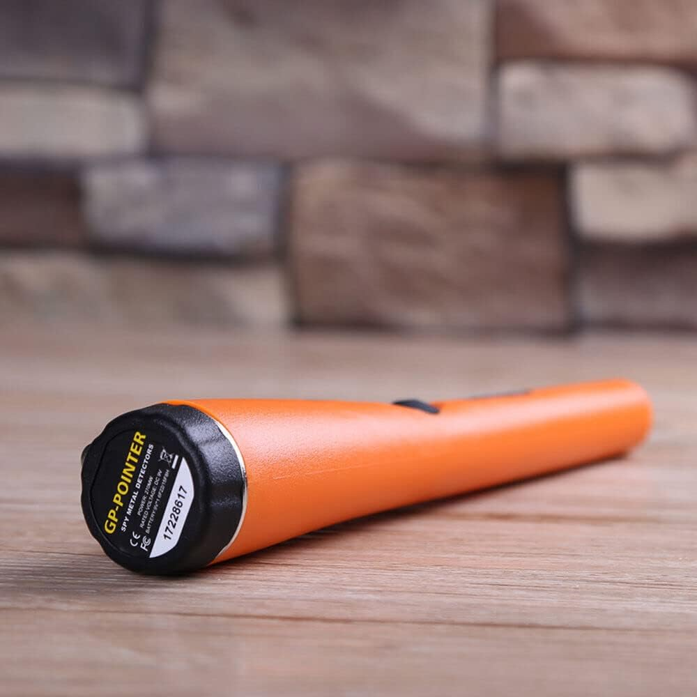 Handheld Waterproof Metal Detector Automatic Pinpointer Treasure Hunter (Orange) - Black image number 6